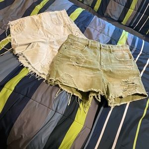 BDG Distressed Baggy Jean Shorts